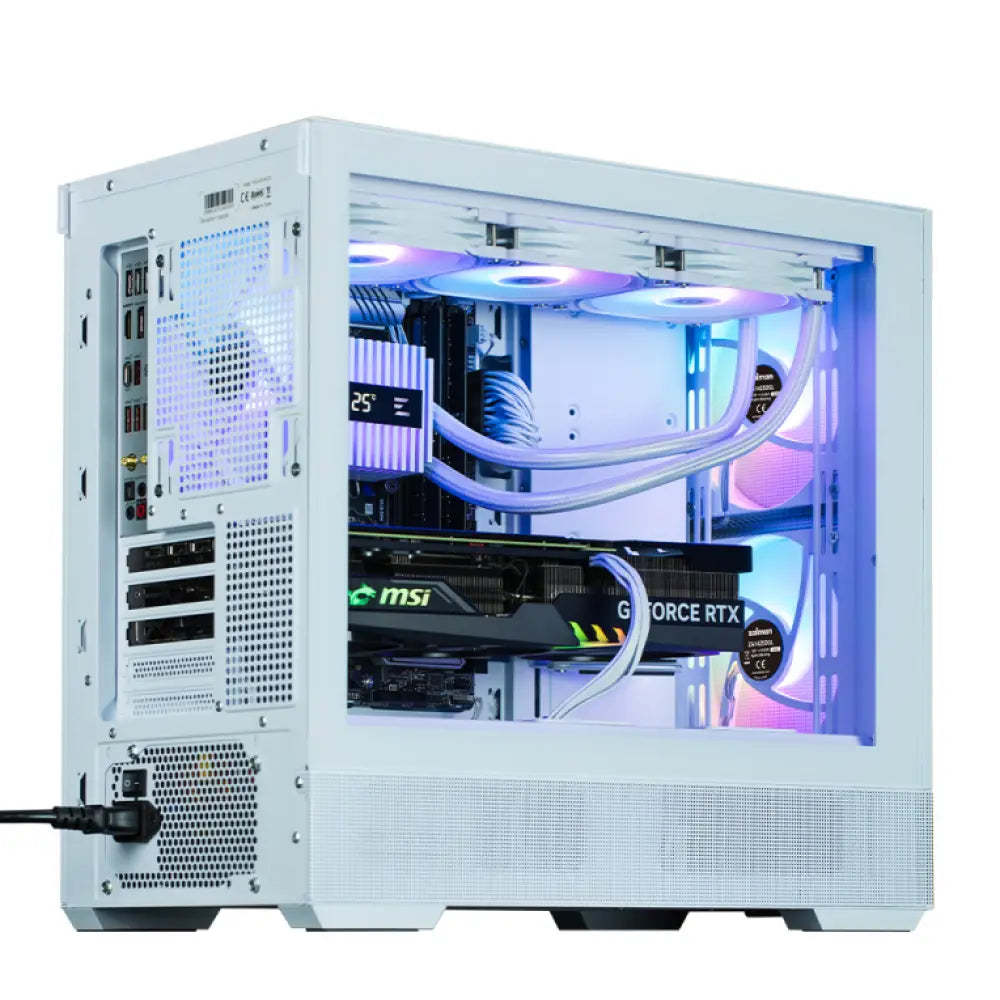 Zalman P30 Air White Mini Tower Blanco - detalle