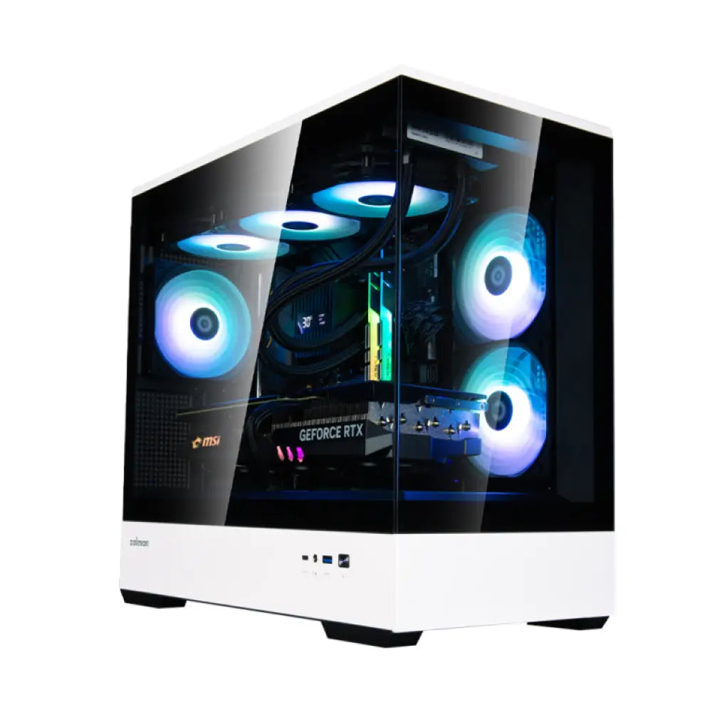 Zalman P30 BW carcasa de ordenador Mini Tower Negro - detalle