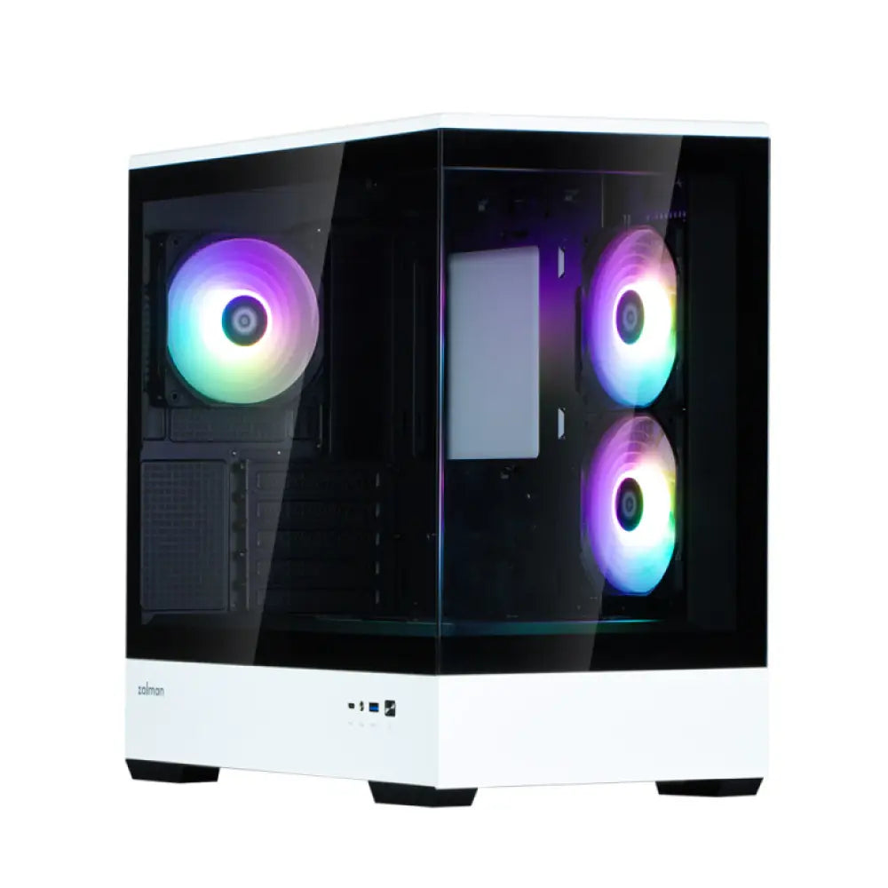 Zalman P30 BW carcasa de ordenador Mini Tower Negro - detalle