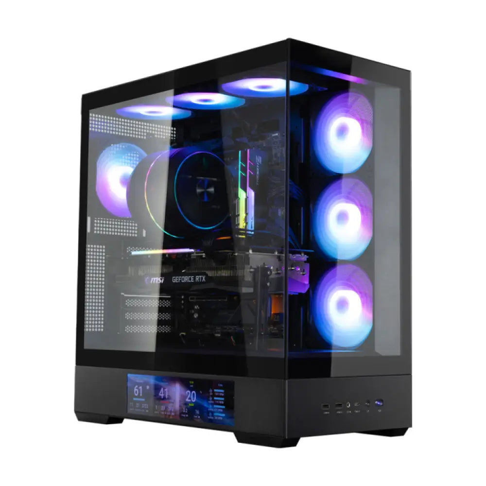 Zalman P40 DS BLACK Midi Tower Negro - detalle
