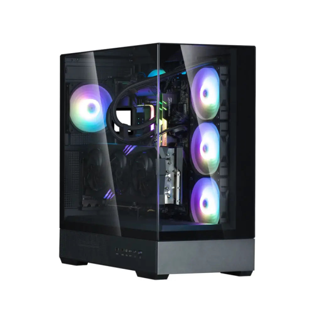Zalman P40 Prism Black Midi Tower Negro - detalle