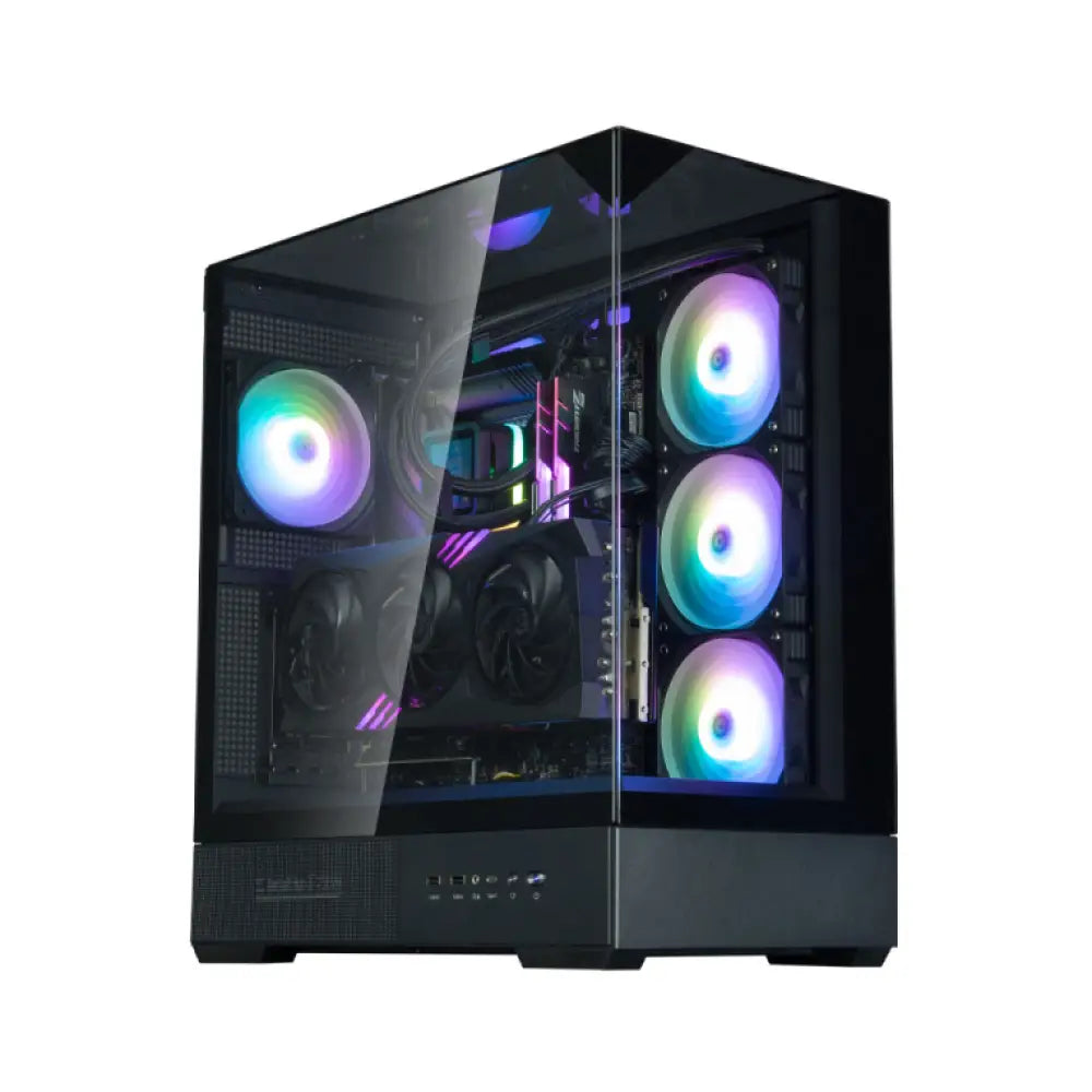 Zalman P40 Prism Black Midi Tower Negro - detalle