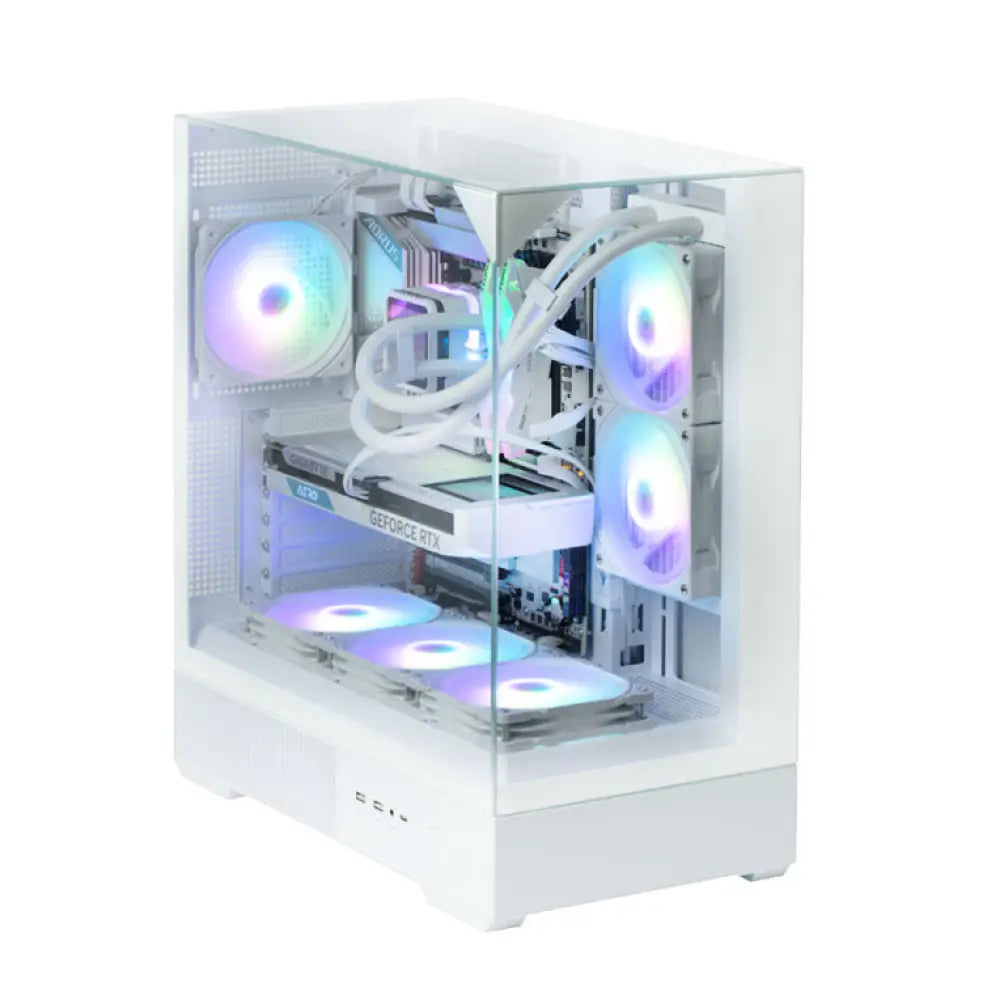 Zalman P40 Prism White Midi Tower Blanco - detalle