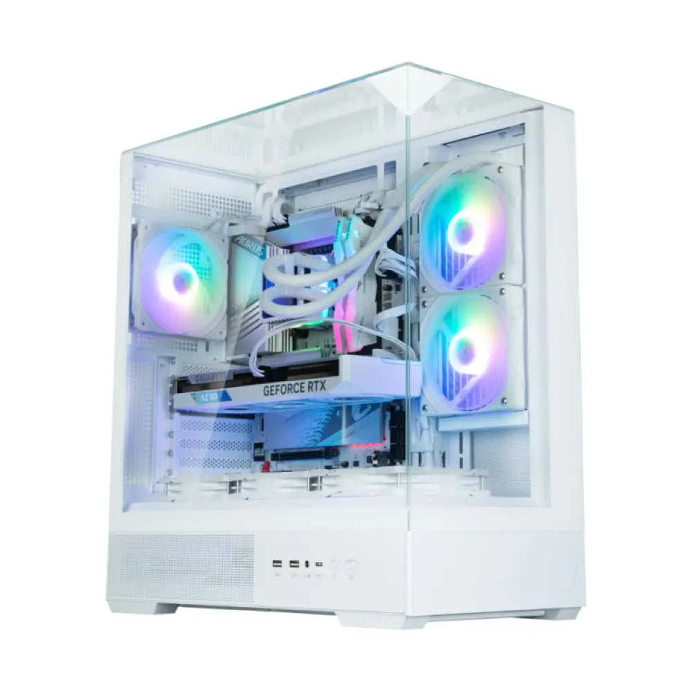 Zalman P40 Prism White Midi Tower Blanco - detalle