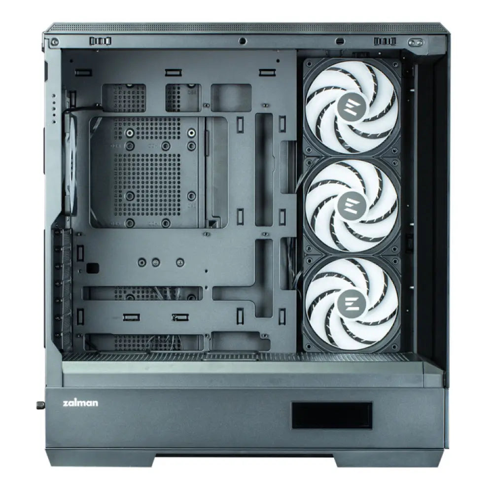Zalman P50 DS Black Midi Tower Negro - detalle