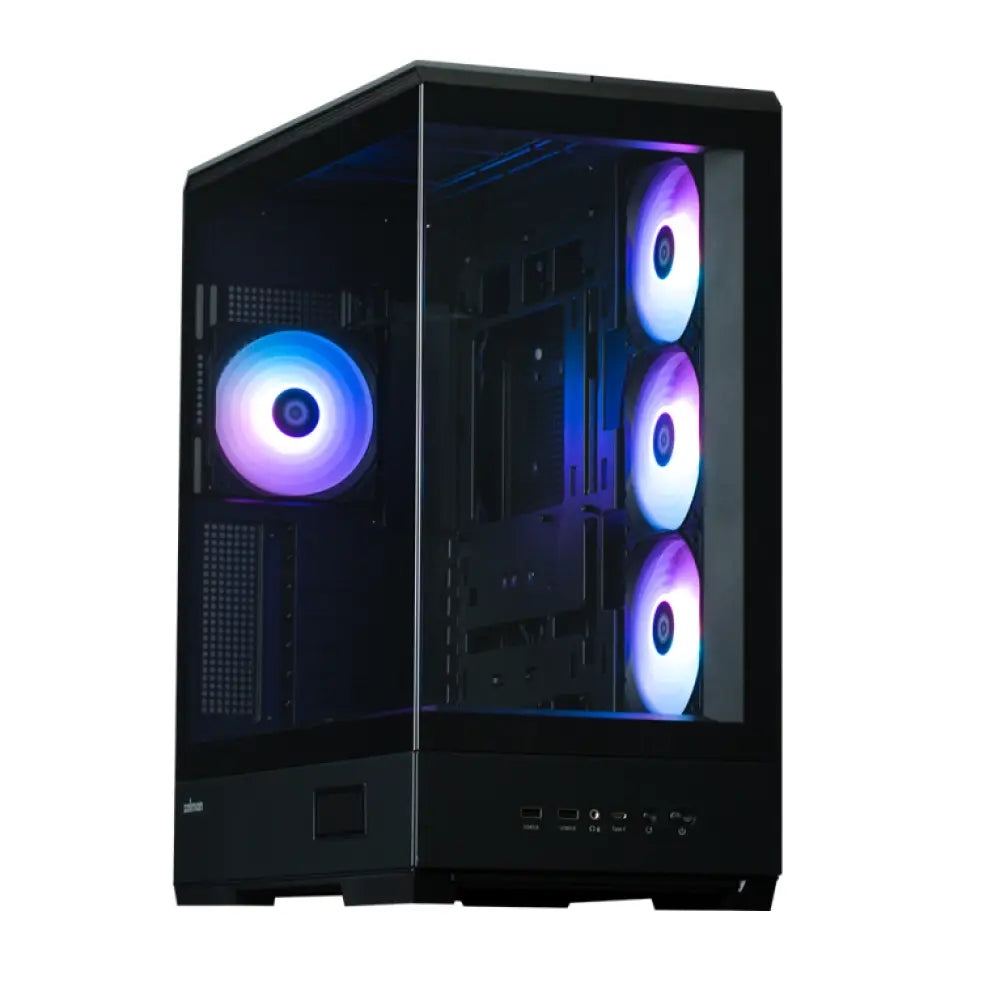 Zalman P50 DS Black Midi Tower Negro - detalle