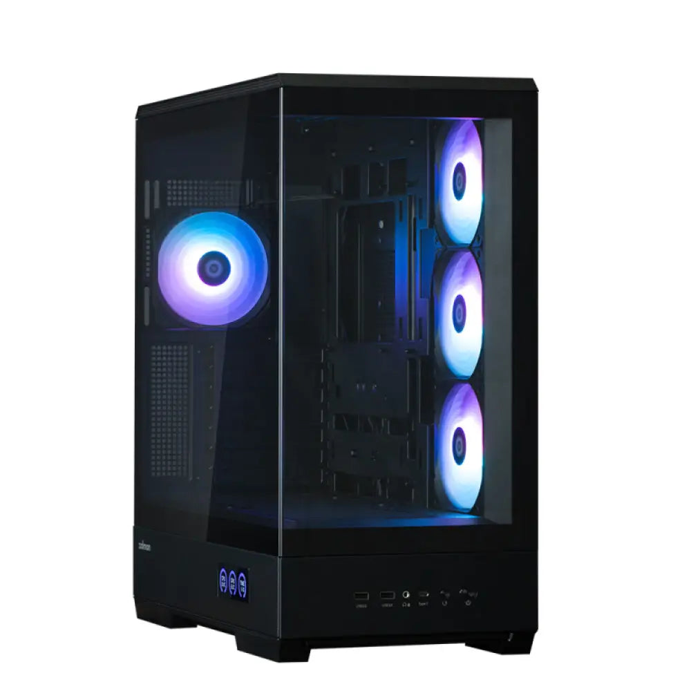 Zalman P50 DS Black Midi Tower Negro - detalle