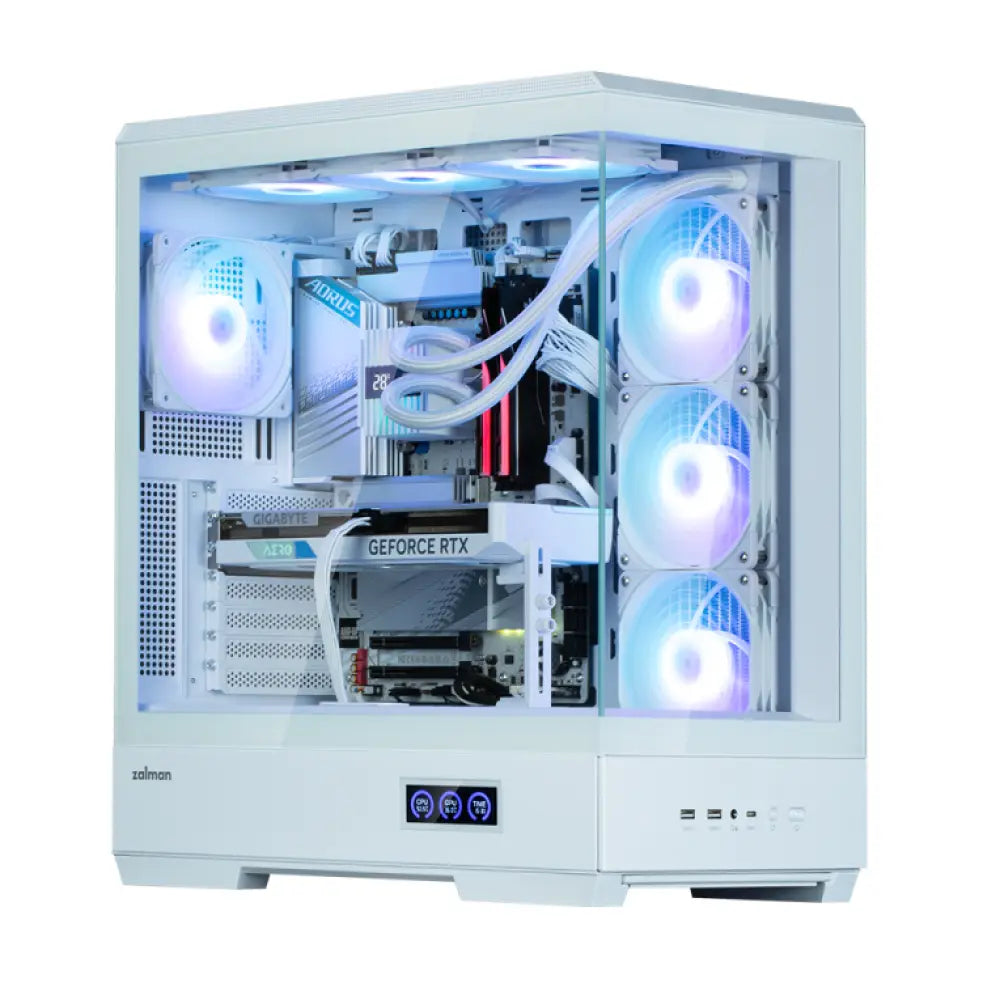 Zalman P50 DS White Midi Tower Blanco - detalle