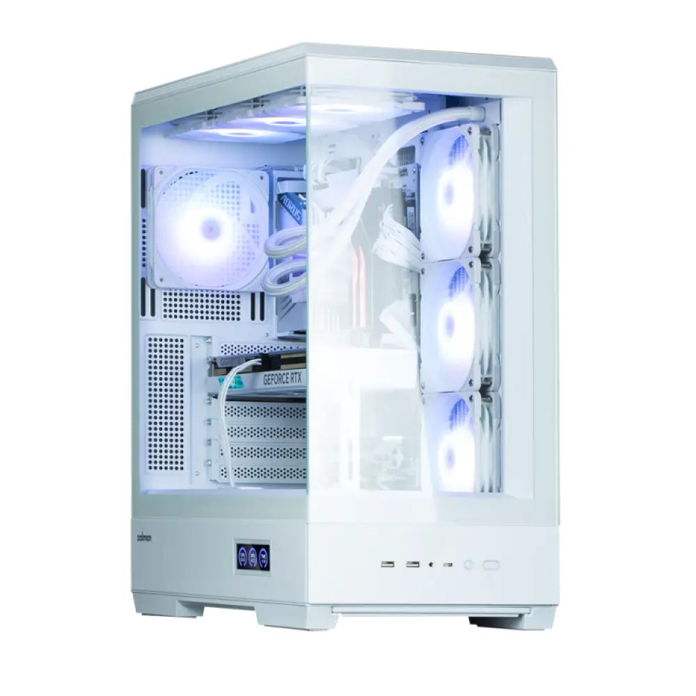 Zalman P50 DS White Midi Tower Blanco - detalle