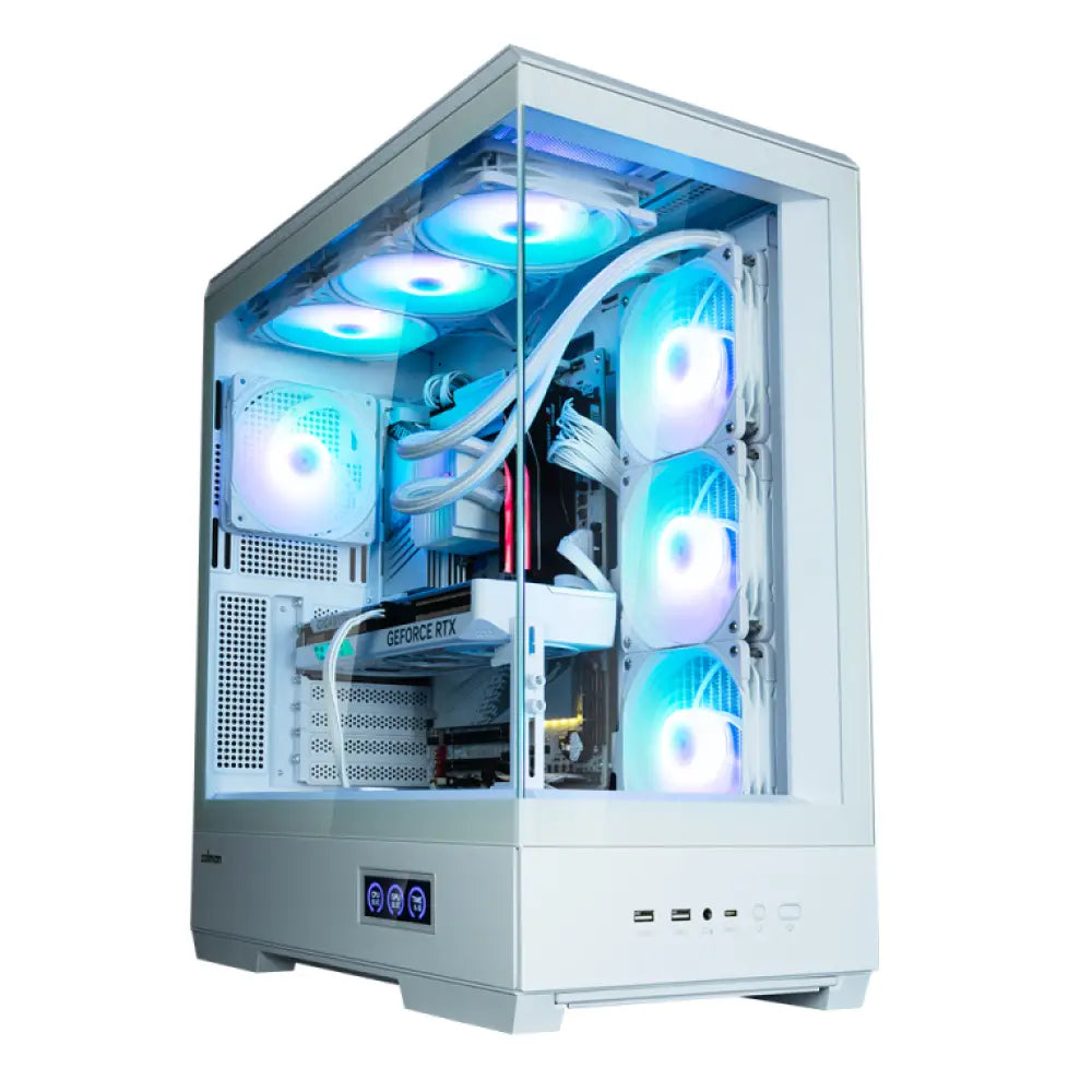 Zalman P50 DS White Midi Tower Blanco - detalle