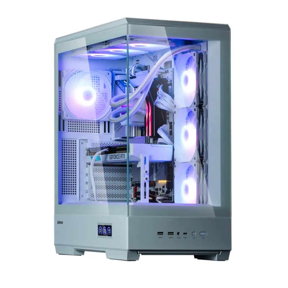 Zalman P50 DS White Midi Tower Blanco - detalle