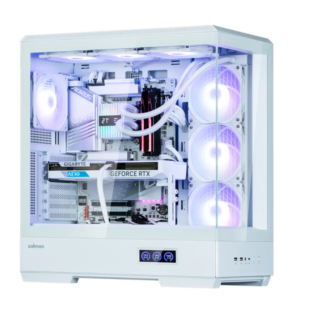 Zalman P50 DS White Midi Tower Blanco - detalle