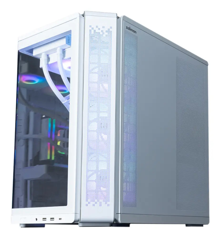 Zalman P60 WHITE carcasa de ordenador Midi Tower Blanco - detalle