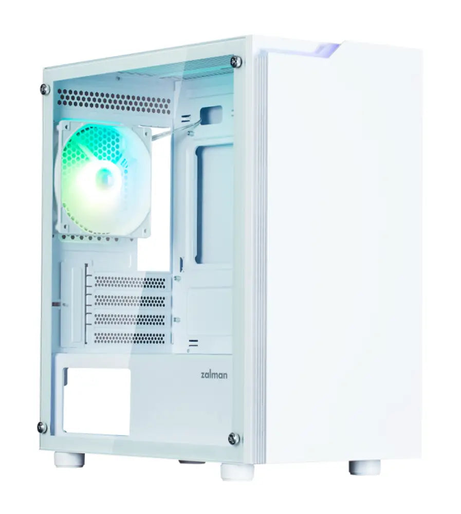Zalman T4 PLUS Mini Tower Blanco - detalle