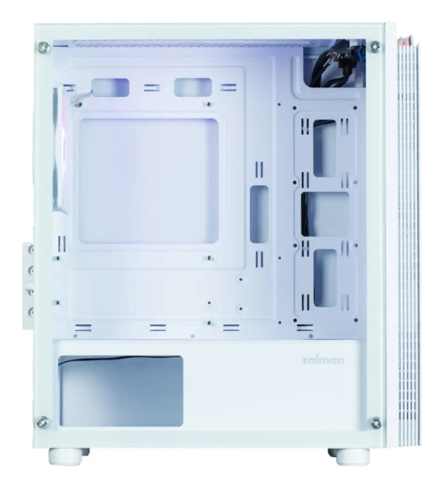Zalman T4 PLUS Mini Tower Blanco - detalle