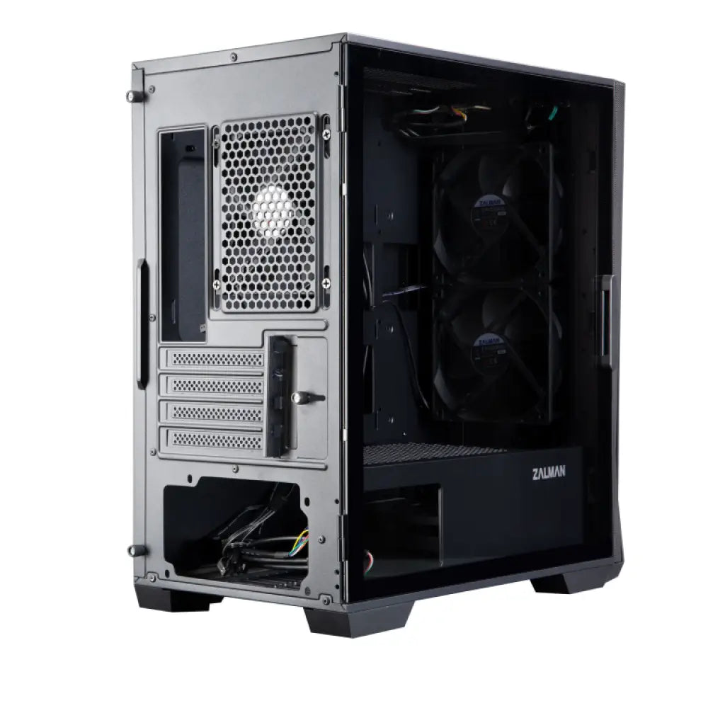 Zalman Z1 ICEBERG BLACK carcasa de ordenador Mini Tower Negro - detalle