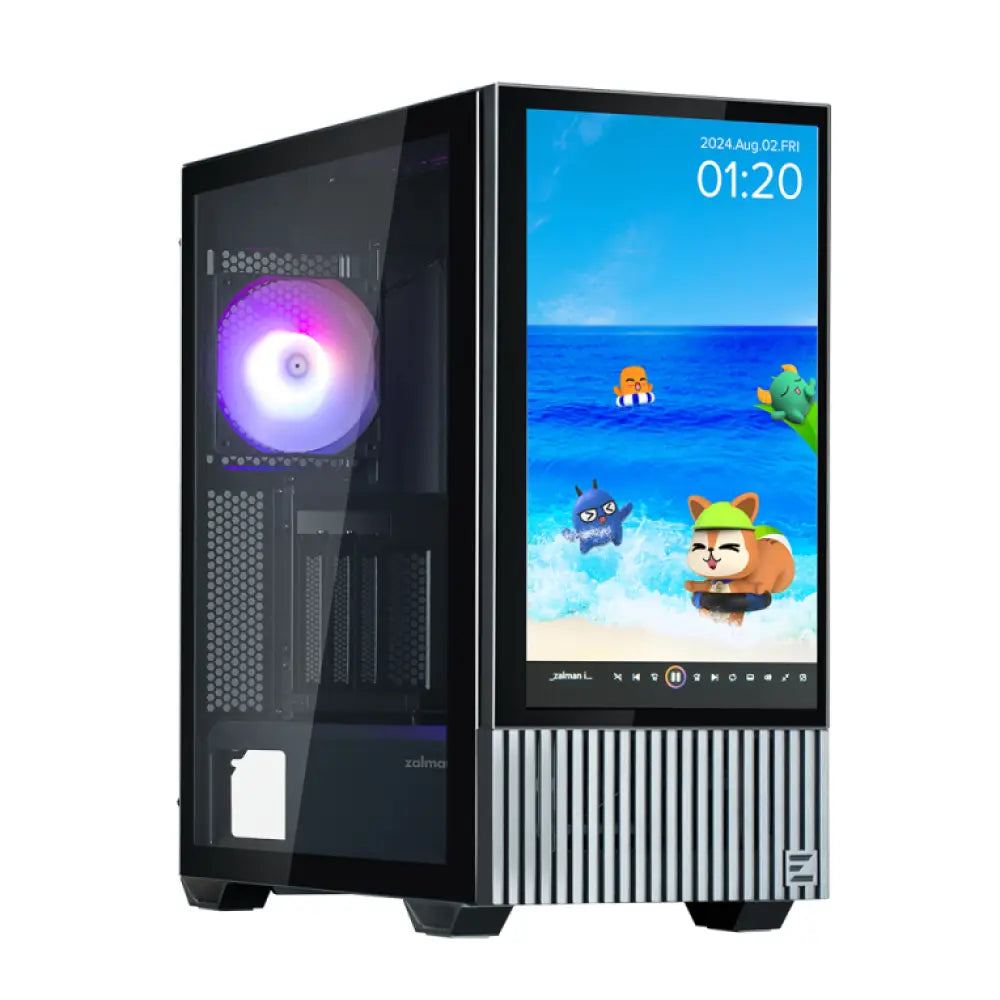 Zalman Z10 DS Midi Tower Negro - detalle