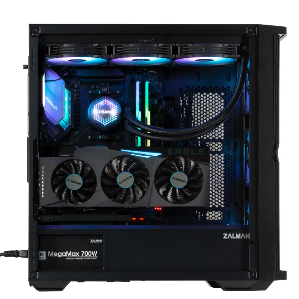 Zalman Z10 DUO carcasa de ordenador Midi Tower Negro - detalle