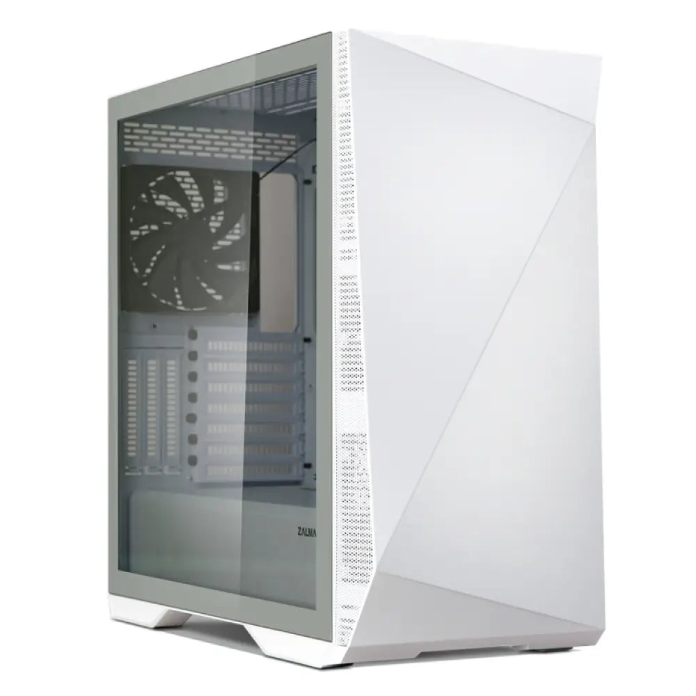 Zalman Z9 Iceberg ATX Mid Tower PC Case. White fan Midi Tower Blanco - detalle