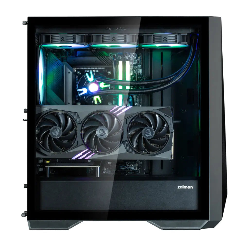 Zalman Z9 Iceberg MS Black Midi Tower Negro - detalle