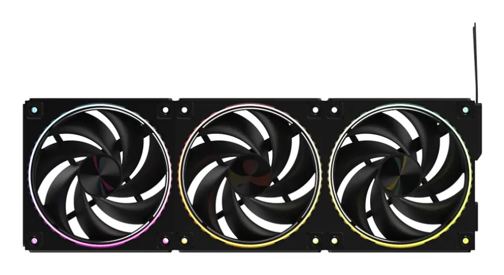 Zalman ZM-DF120 A3 BLACK sistema de refrigeración para ordenador Placa base Ventilador 12.4 cm Negro 1 pieza(s) - detalle