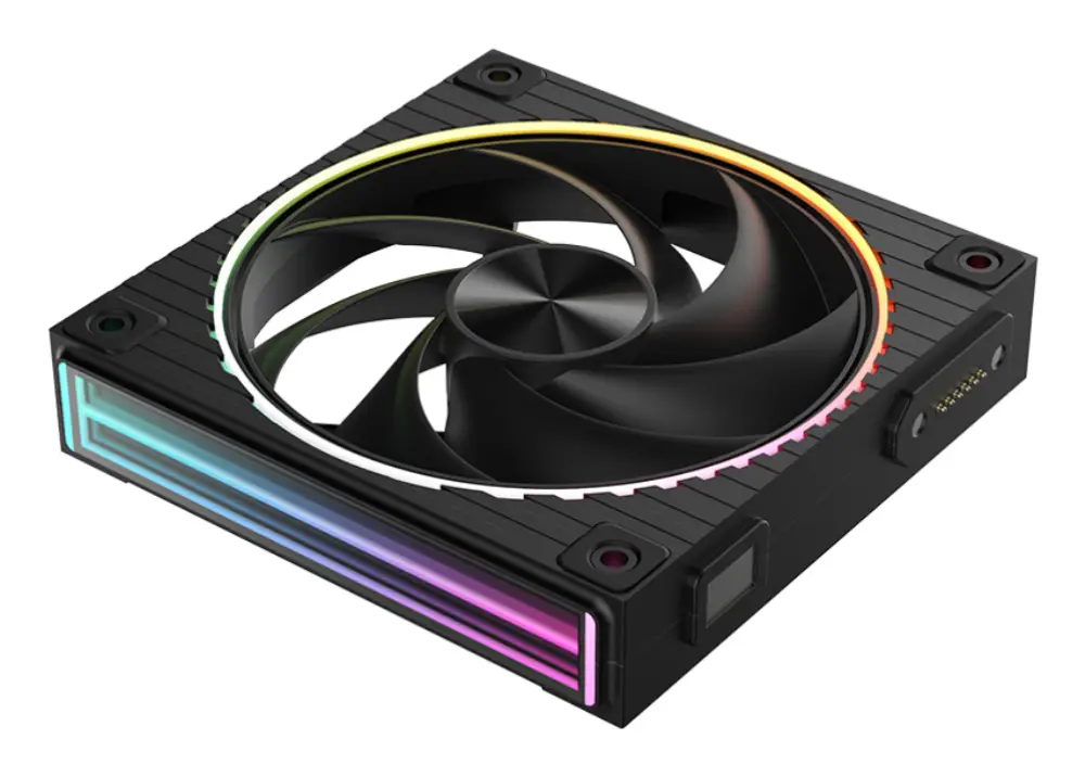 Zalman ZM-DF120 BLACK sistema de refrigeración para ordenador Placa base Ventilador 12.4 cm Negro 1 pieza(s) - detalle