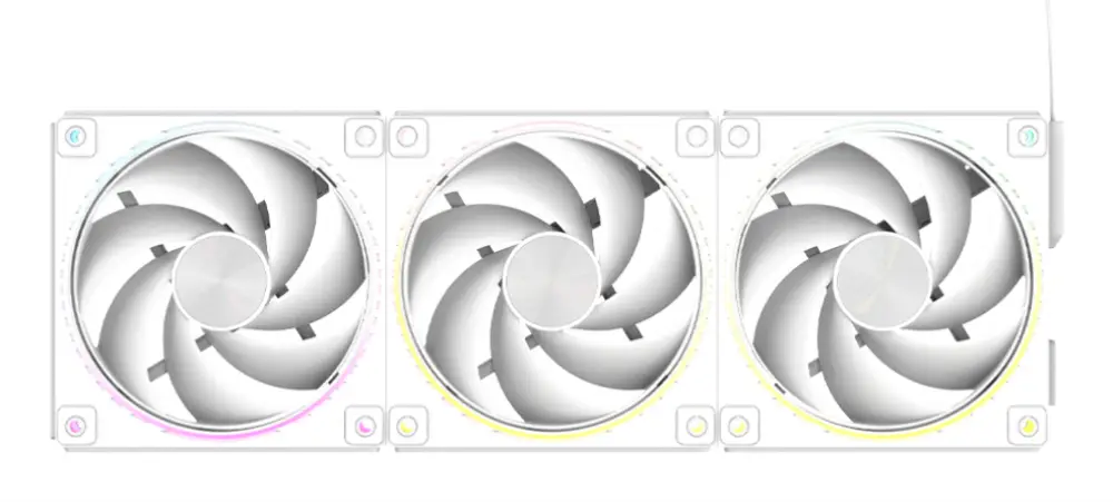 Zalman ZM-DF120 WHITE sistema de refrigeración para ordenador Placa base Ventilador 12.4 cm Blanco 1 pieza(s) - detalle