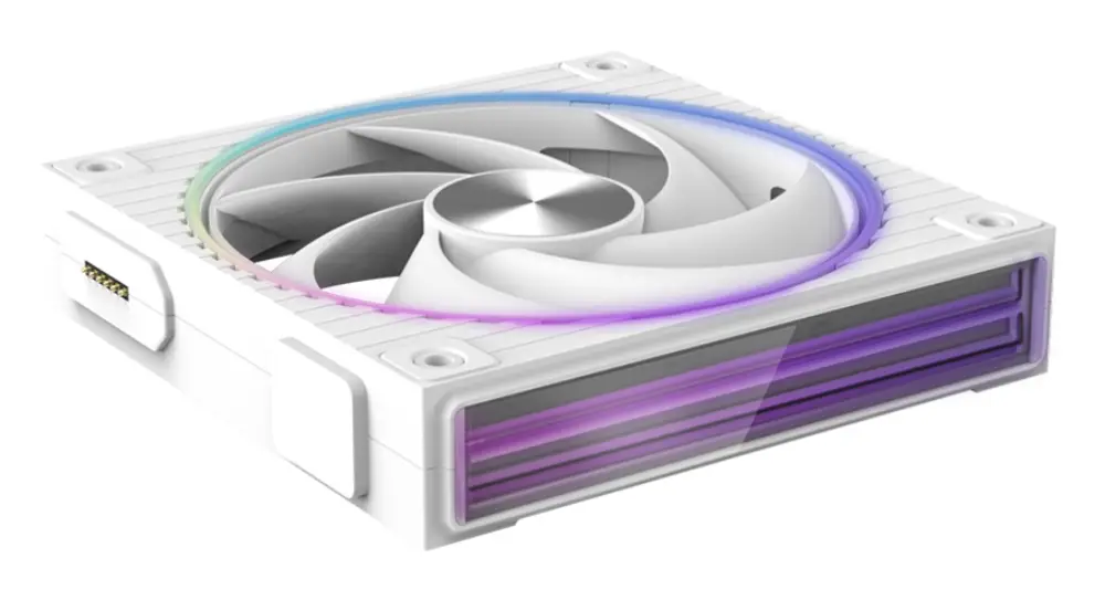 Zalman ZM-DF120 WHITE sistema de refrigeración para ordenador Placa base Ventilador 12.4 cm Blanco 1 pieza(s)