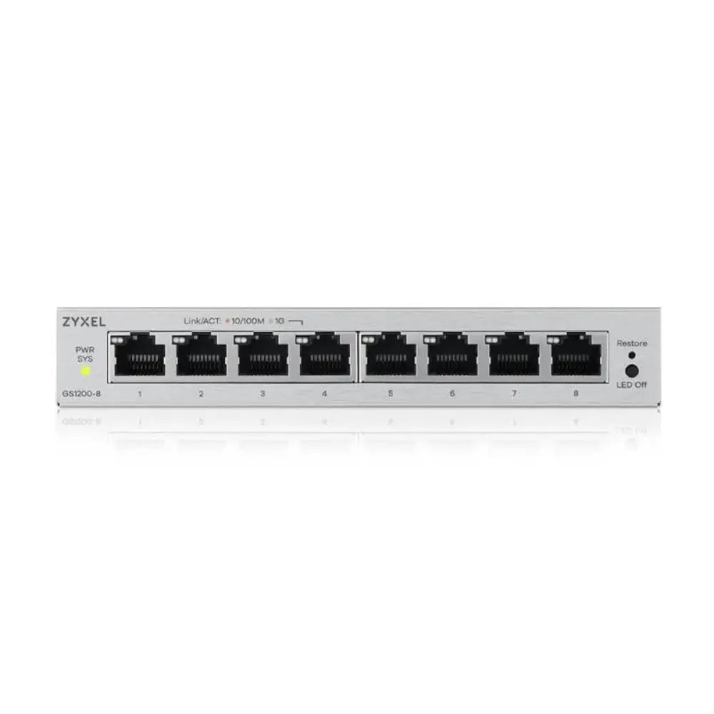 ZyXEL GS1200-8V3 Switch 8xGbE - detalle