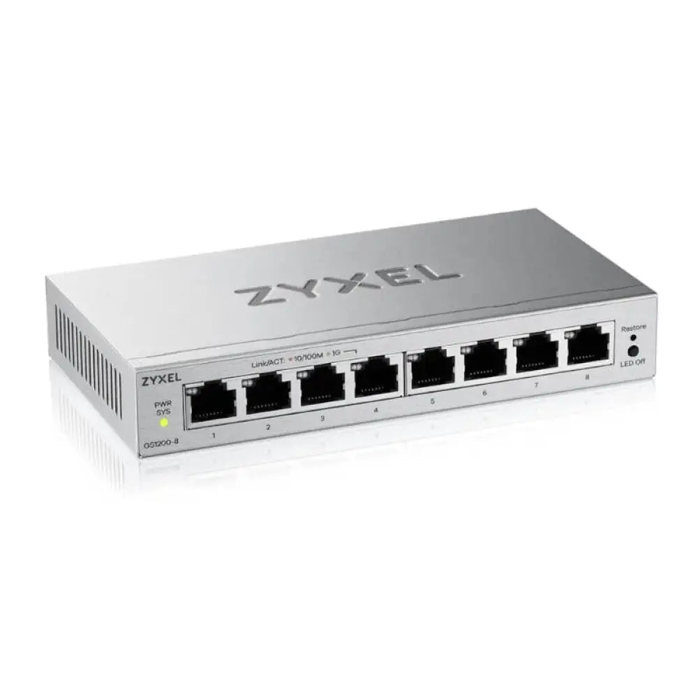ZyXEL GS1200-8V3 Switch 8xGbE - detalle