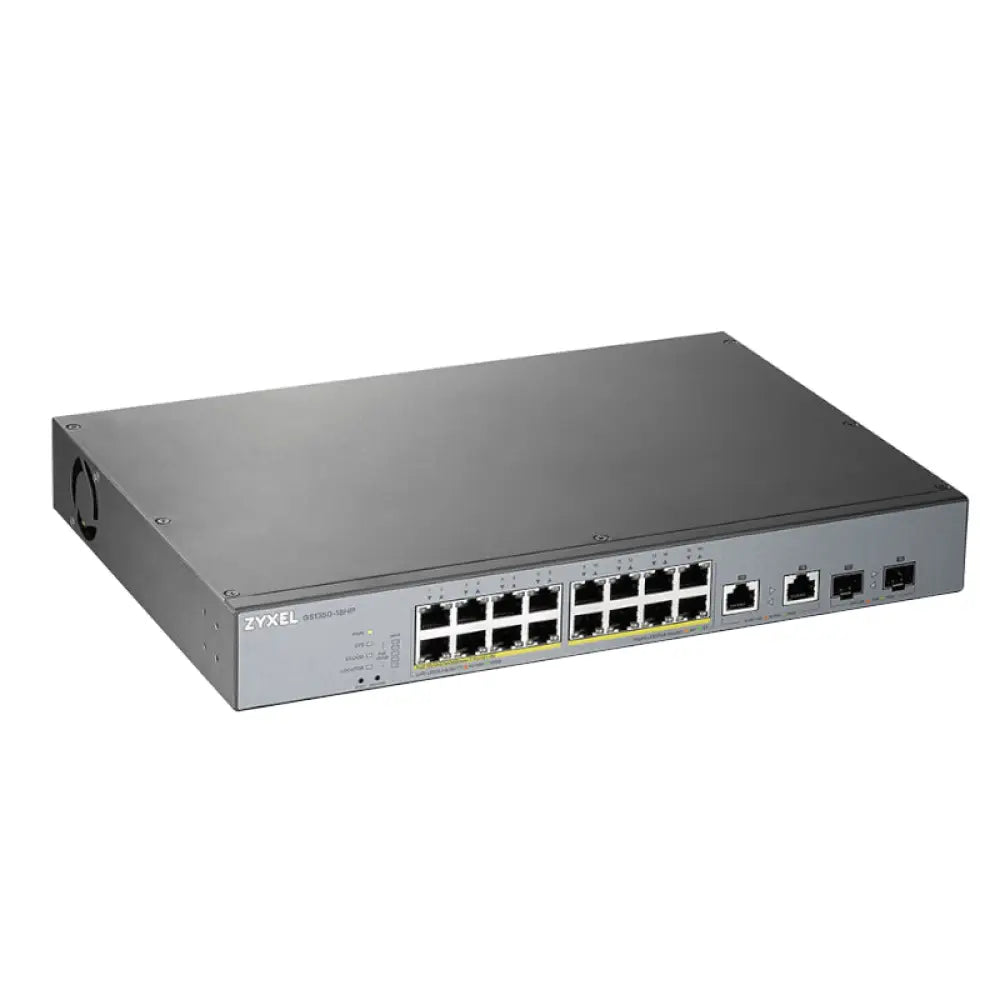 ZyXEL GS1350-18HP Switch 16xGB PoE 2xSFP 250W - detalle