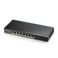 Interruptor sobremesa ZyXEL GS1915-8EP con 8 puertos GbE PoE de 60W, diseñado para redes con gestión Nebula.