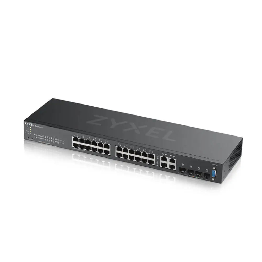 Zyxel GS2220-28-EU0101F switch Gestionado L2 Gigabit Ethernet (10/100/1000) Negro - detalle