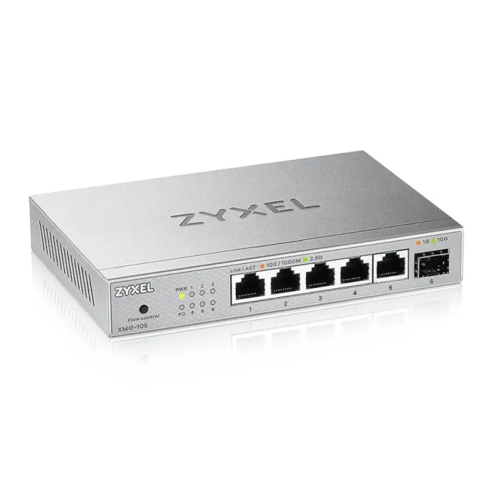 Zyxel XMG-105 Switch 5x2,5mGb 1xSFP+ Desktop - detalle